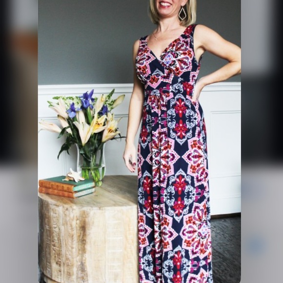 torri knit maxi dress